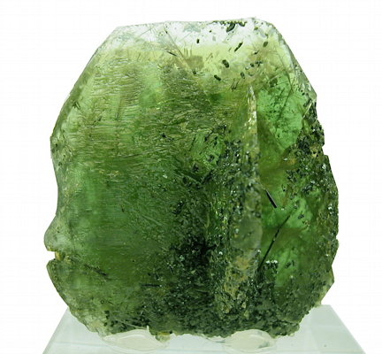 Grüner Sphen Einzelkristall| H: 4cm; Fundort: Felbertal