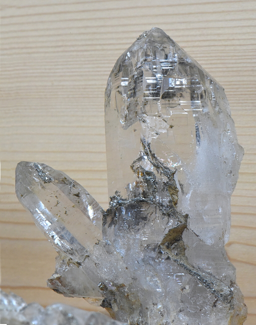Bergkristallgruppe| H: 12 cm; F: Wolfskofel; Finder: Hermann Gasteiger 