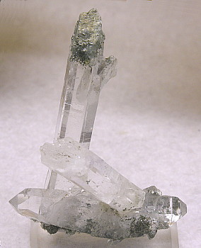 Klare Quarzkristalle auf Matrix| H: 7cm; Fundort: Felbertal; Finder: Pleikner + Vötter 