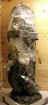 Grosser Bergkristall| H: 60cm; Fundort: Rauris; Finder: Andreas Filzer 
