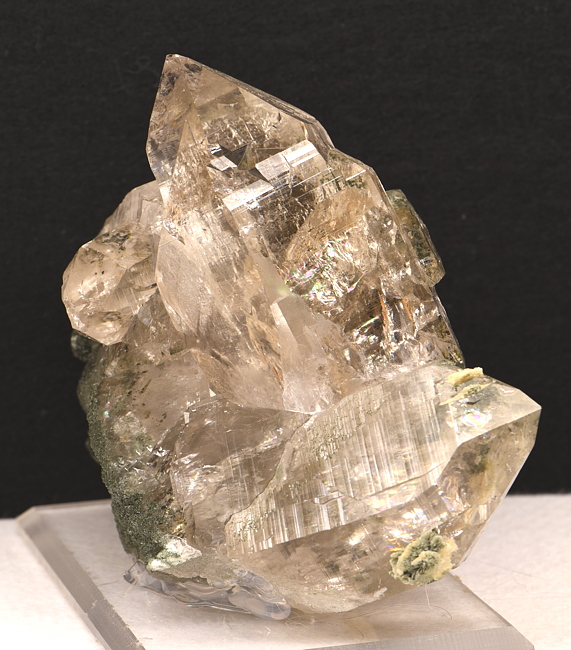 Bergkristallgruppe| H: 12 cm; F: Habachtal; Finder: Franz Millgramer