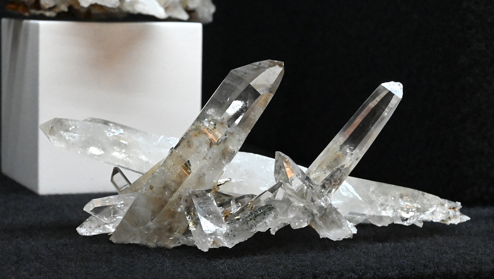 Bergkristallgruppe| B:8 cm; F: Rauris; Finder: Herbert Fletzberger