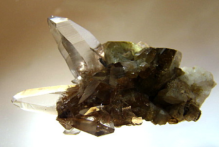 Titanit und Bergkristall| B: 3cm; F: Gastacherwände, OT (Ö). [113] 