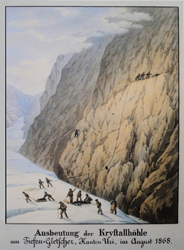 Illustration von Emil Rittmeyer, 1890 zur Bergung der Morione