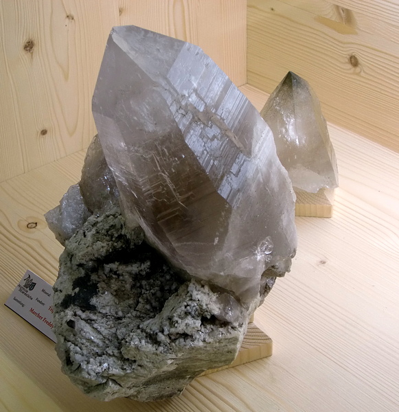 Bergkristall| 25 x 30; Fundort: Trippach, Ahrntal; Sammlung: Freddy Marcher. 
