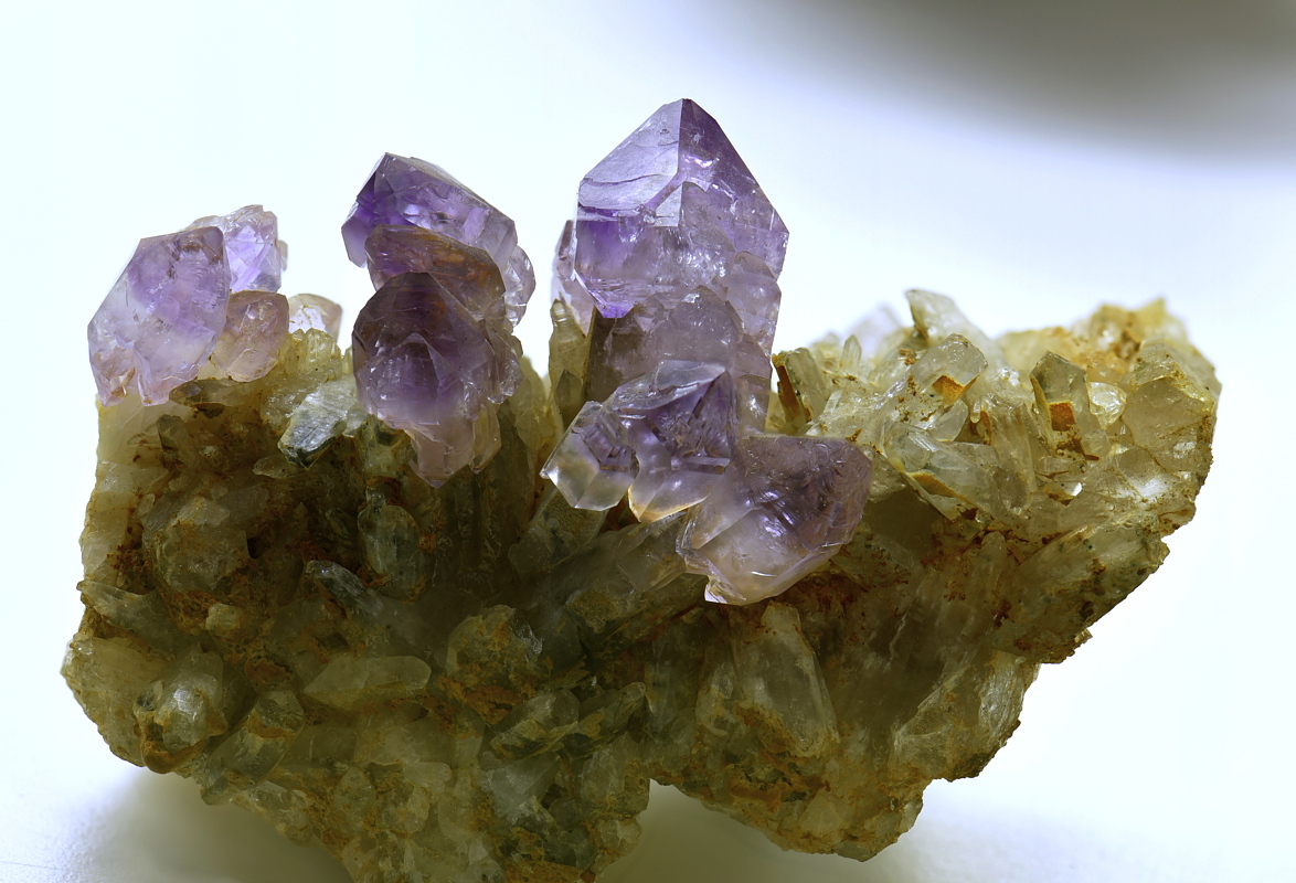 Zepteramethyst| B: 7 cm; F: Weissenbach, Ahrntal; Sammlung: Johann Kirchler 