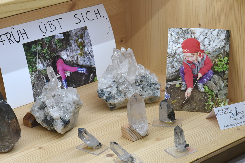 Bergkristalle| H: bis 6 cm; F: Ahrntal; Finder: Töchter von Hansjörg Oberdörfer