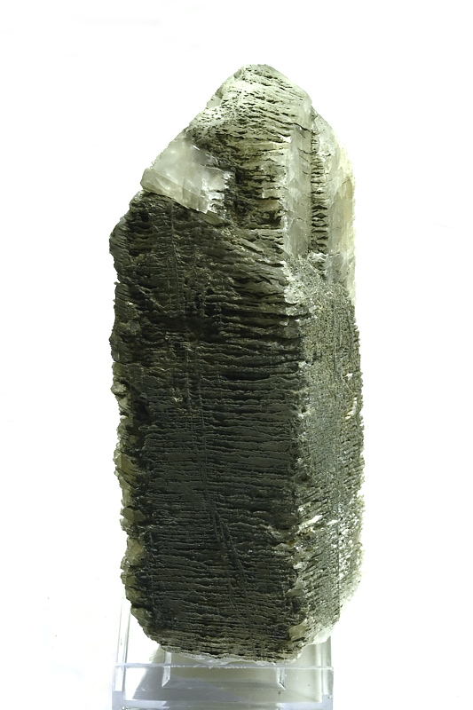 Adular (Bavenozwilling) mit Chlorit| H: 8 cm; F: Pfitsch; Sammlung: Michael Ainhauser