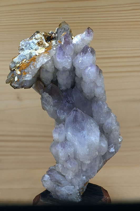 Amethyst-Gruppe| H: 10 cm; F: Hochfeiler; Finder: Patrick Pichler