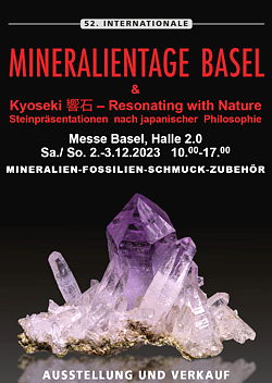 Das Plakat der 52. Mineralientage Basel