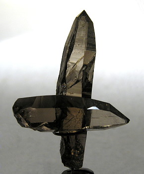 Rauchquarz-Kreuz| H: 6cm; Fundort: Obersulzbachtal; Finder: Reinhard Innerhofer 