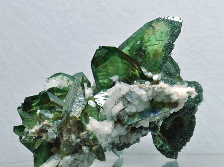 Grüner Titanit Topstufe| B: 12 cm; Fundort: Hollersbach; Finder: Ferdinand Stockmaier 