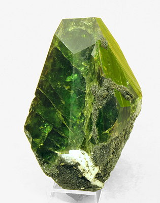 Grosser grüner Sphen| H: 7 cm; F: Graukogel, Habachtal (2000); Finder: Andreas Steiner, Heinz Kirchtag und Reinhard Heim