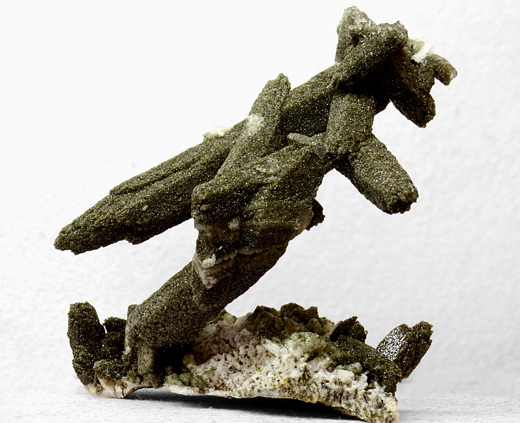 Bergkristalle mit Chlorit| B: 12cm, F: Stubachtal; Finder: Erich Mosser und Erwin Burgsteiner. 