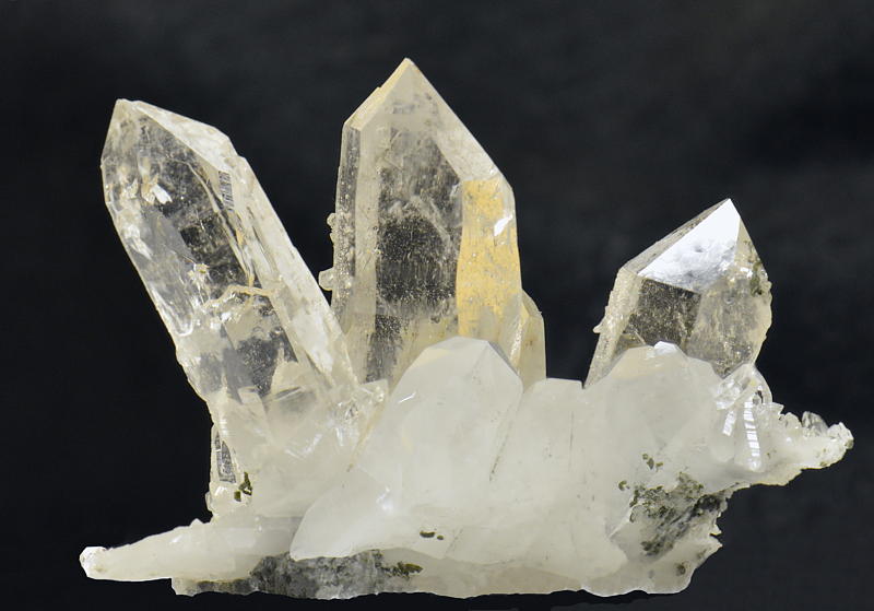 Bergkristall-Stufe| B: 7cm, F: Habachtal; Finder: Franz Millgramer, Ferdinand Kaltenhauser, Herbert Vorreiter. 