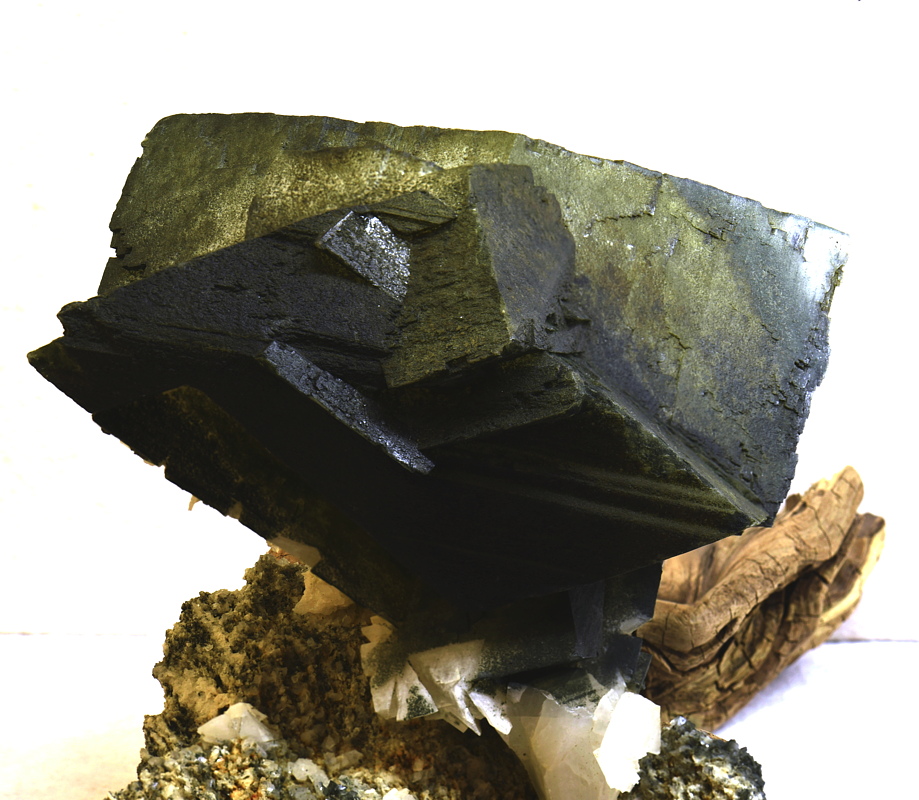 Adularvierling mit Chlorit| B: ca. 14cm, F: Kötschachtal, Bad Gastein; Finder: Paul Grösbacher 