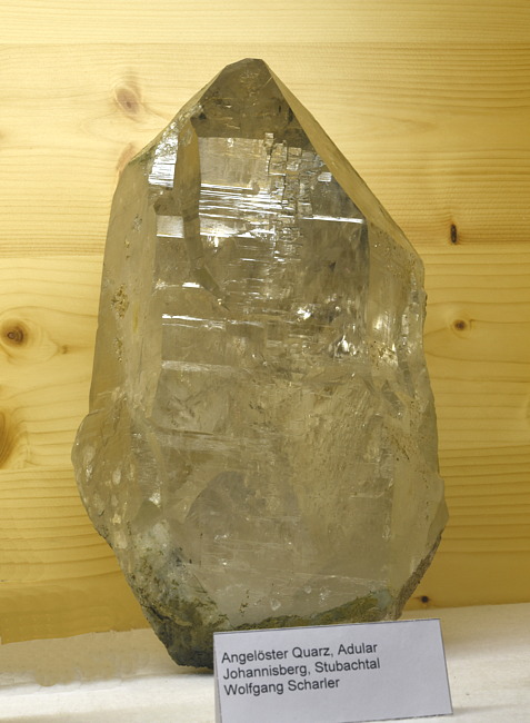 Heller Rauchquarz| H: 25 cm; F: Johannisberg, Stubachtal; Finder: Wolfgang Scharler