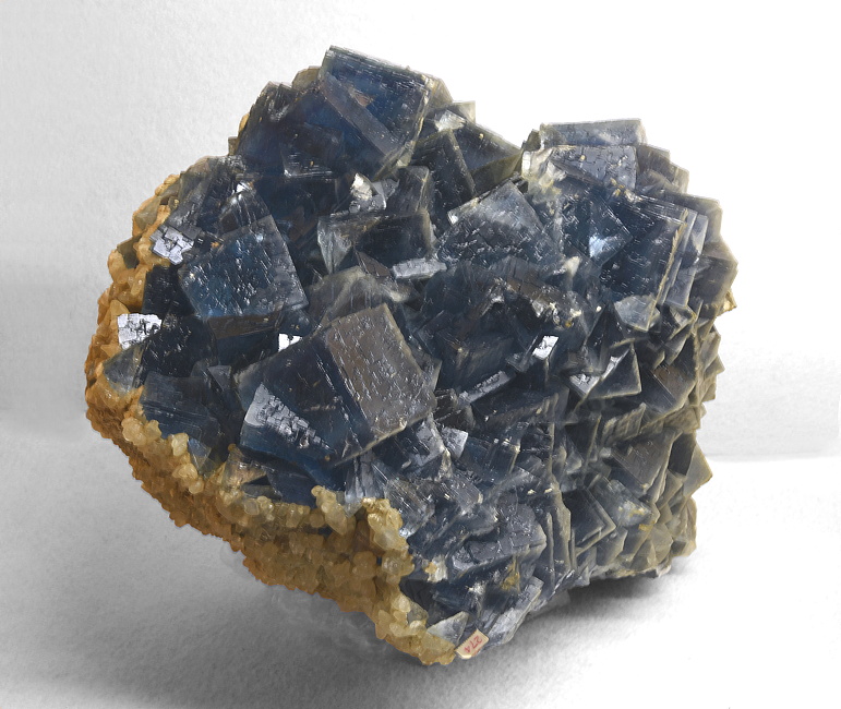 Fluorit (entenblau)| B: 20 cm; F: Weisseck, Salzburg; Sammler: Alexander Spunda