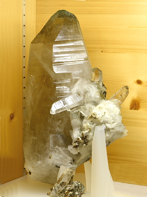 Grosser Bergkristall| H: 30 cm; F: Rauris; Finder: Harald Spuller, Michael Neff