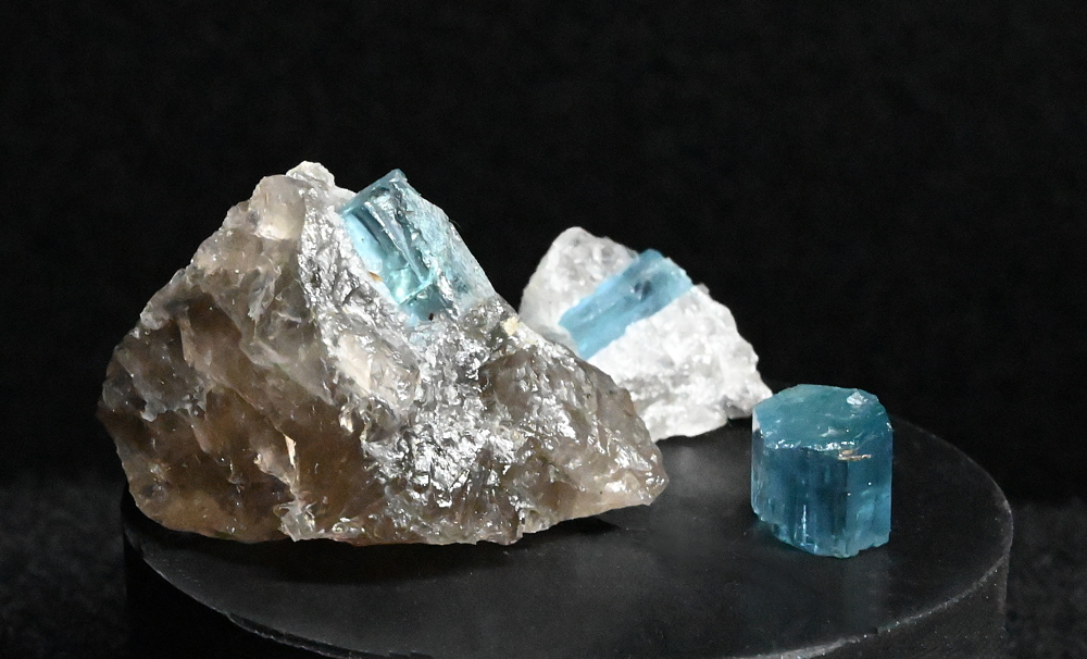 Aquamarin| H: 3 cm; F: Untersulzbachtal; Finder: Sepp Ahm