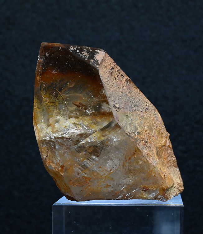 Quarz mit Pyrit aus Erzgang| H:4 cm; F: Gastein; Finder: Alfred Bachmann, Peter Schmitzer