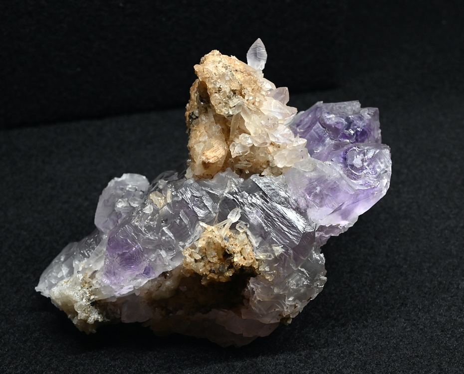 Amethyst mit Zeptern| B:8 cm; F: Zillertal; Sammlung: Wolfgang Vötter