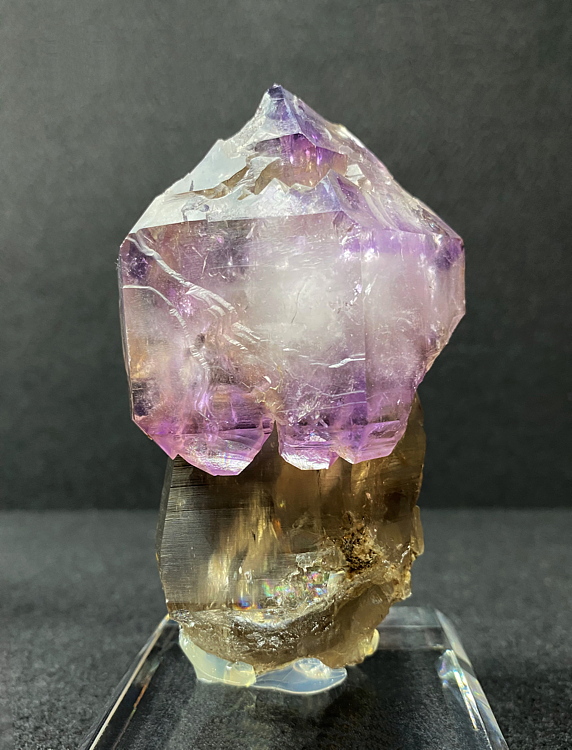 Zepteramethyst| H=10cm, Fundort: Zillertal; Sammlung: Walter Ungerank