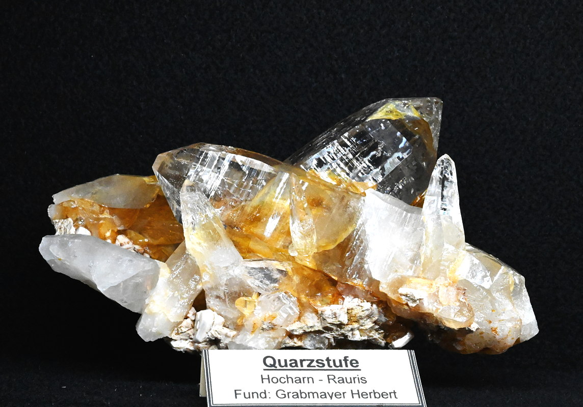 Quarzstufe| B: 12 cm, F: Rauris, Finder: Herbert Grabmayer