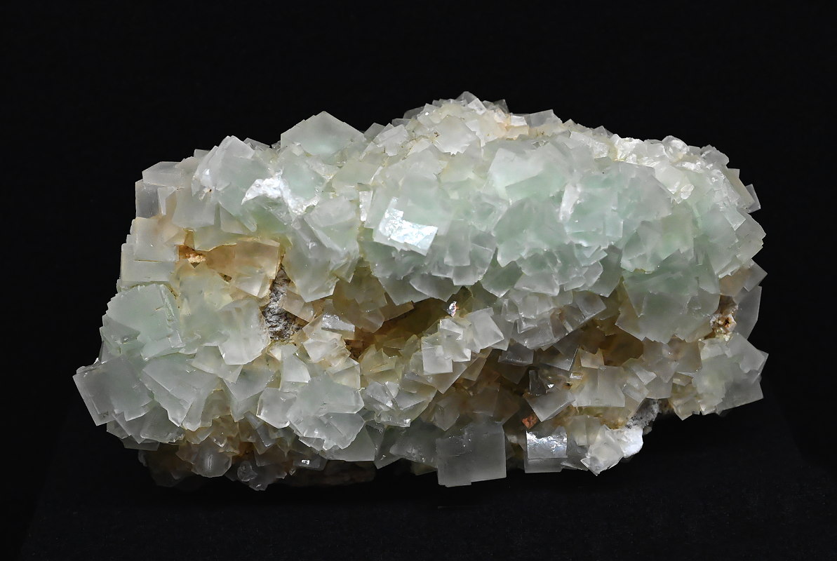 Hellgrüne Fluorite| B: 10 cm, F: Weisseck, Sammlung: Gerhard Fischer