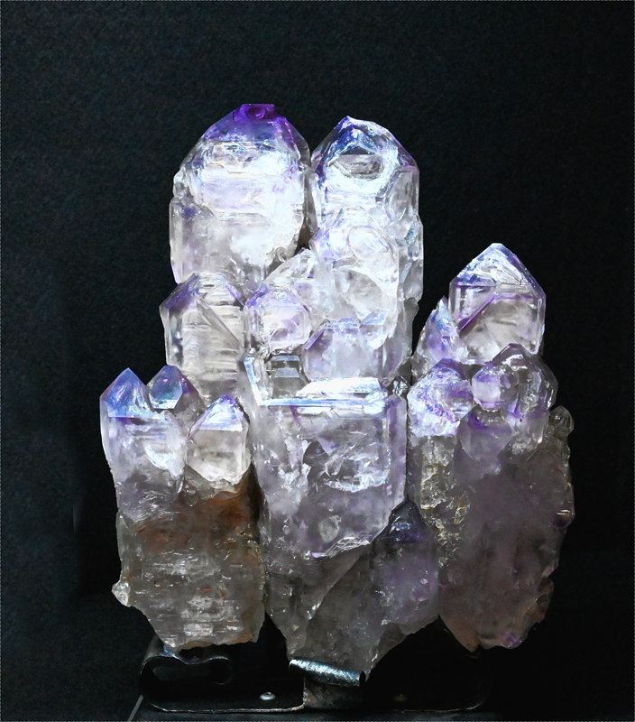 Grosse Amethyst-Gruppe| H: 22 cm, F: Mörchnerkar, Zillertal, Sammlung: Daniel Breuer / Reinhard Innerhofer