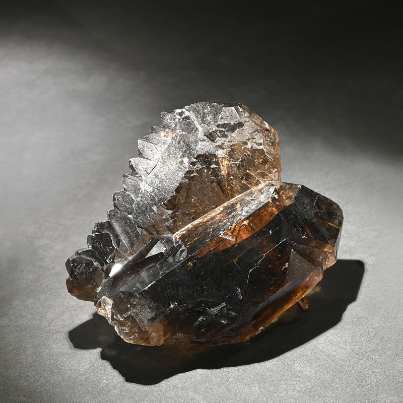 Rauchquarz mit Gwindel | B: 10 cm, F: öscheneralp, UR (Sammlung ETH-Zürich; Wi 2445)