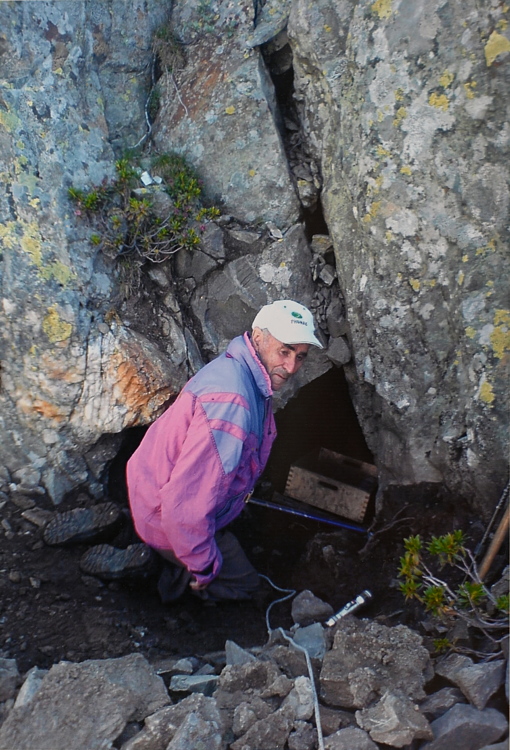 vor einer grossen Kluft im Val Casatscha (GR) | 