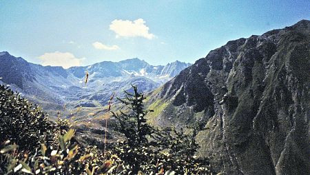 Die Aussicht geniessen| Blick zum Pizzo Cristallina, links Passo Naret (TI)