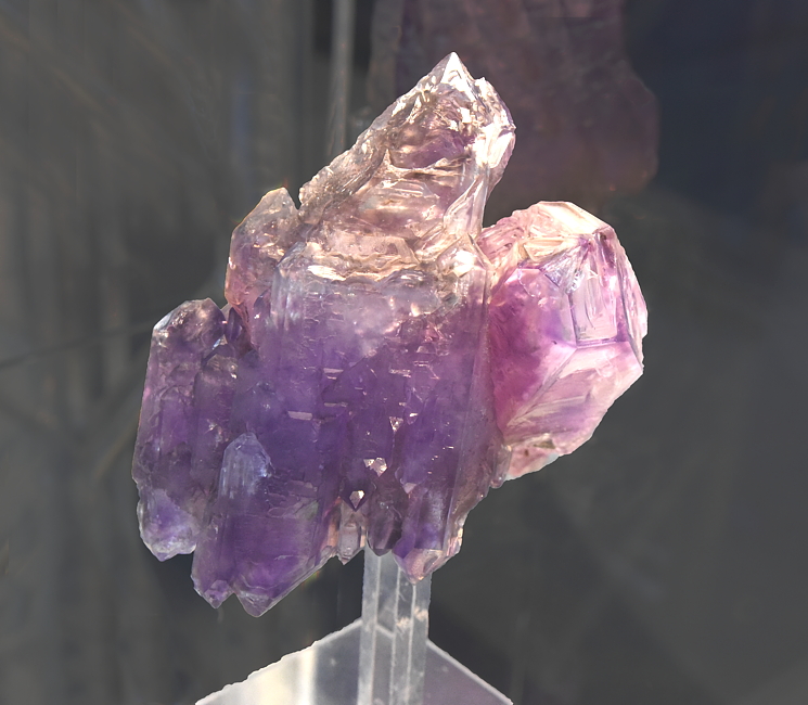 Amethyst-Fensterquarz| B: 10 cm; F: Mörchnerkar, Zillertal, T/Ö; Sammlung: Andreas und Claudia Steiner