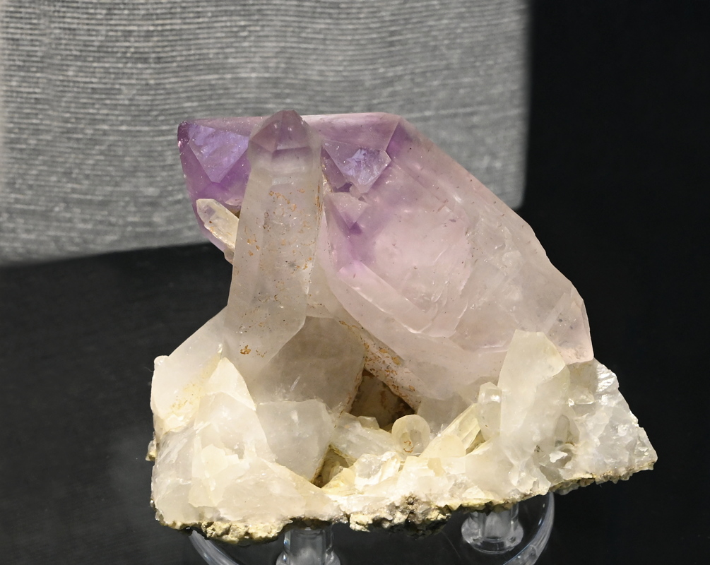 Amethyst-Zepter| B: 7 cm; F: Fieschergletscher, VS; Sammlung: ETH-Zürich (Wiser)