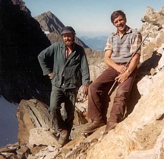 Zwei erfolgreiche Strahler im Val Val; Tujetsch GR. 