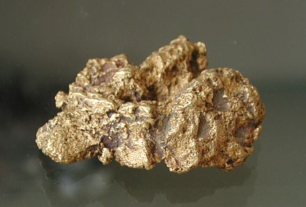 Gold Nugget, Sonora, Mexiko| Gewicht: 52 Gramm, B: ca. 4 cm [2835] =>MGL
