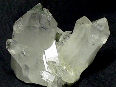 Quartz with Chlorite inclusion;  St. Gotthard, Robert Ferguson.