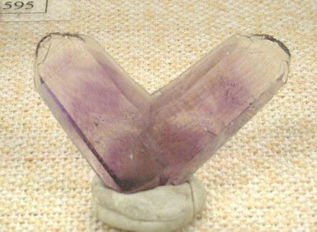 Amethyst-Japanerzwilling, Las Vigas, Veracruz, Mexiko| B: 3 cm (The Miguel Romero Collection)