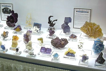 Fluorite vom Fluorspar District (IL)| Illinois, USA