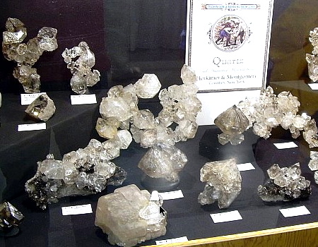 Herkimer-Diamanten aus Montgomery-Herkimer (NY)| New York, USA